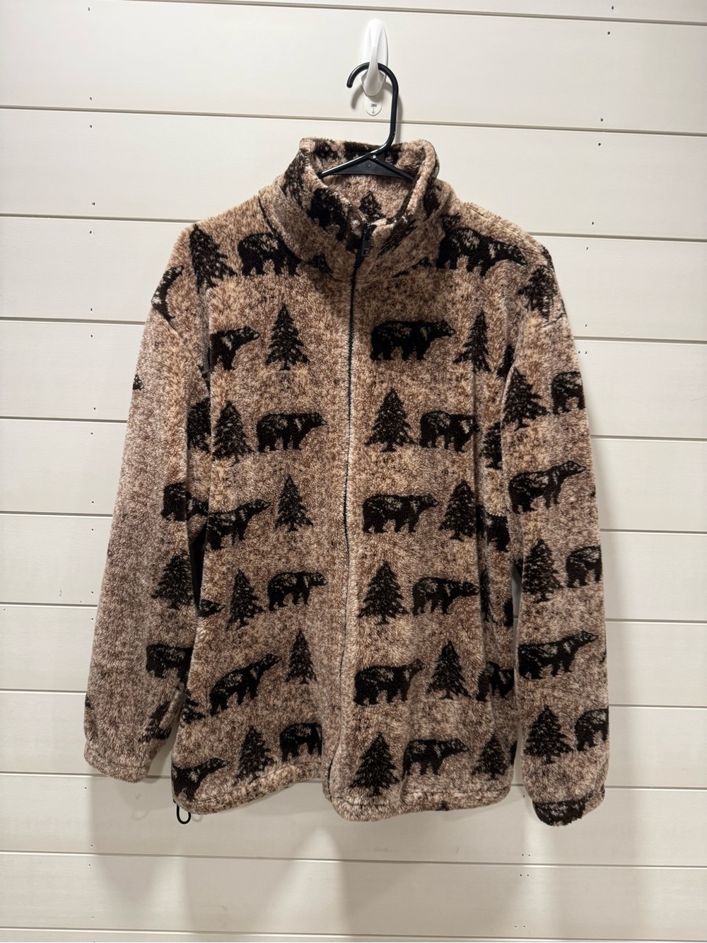 Bear and Pine Cozy Fleece Jacket